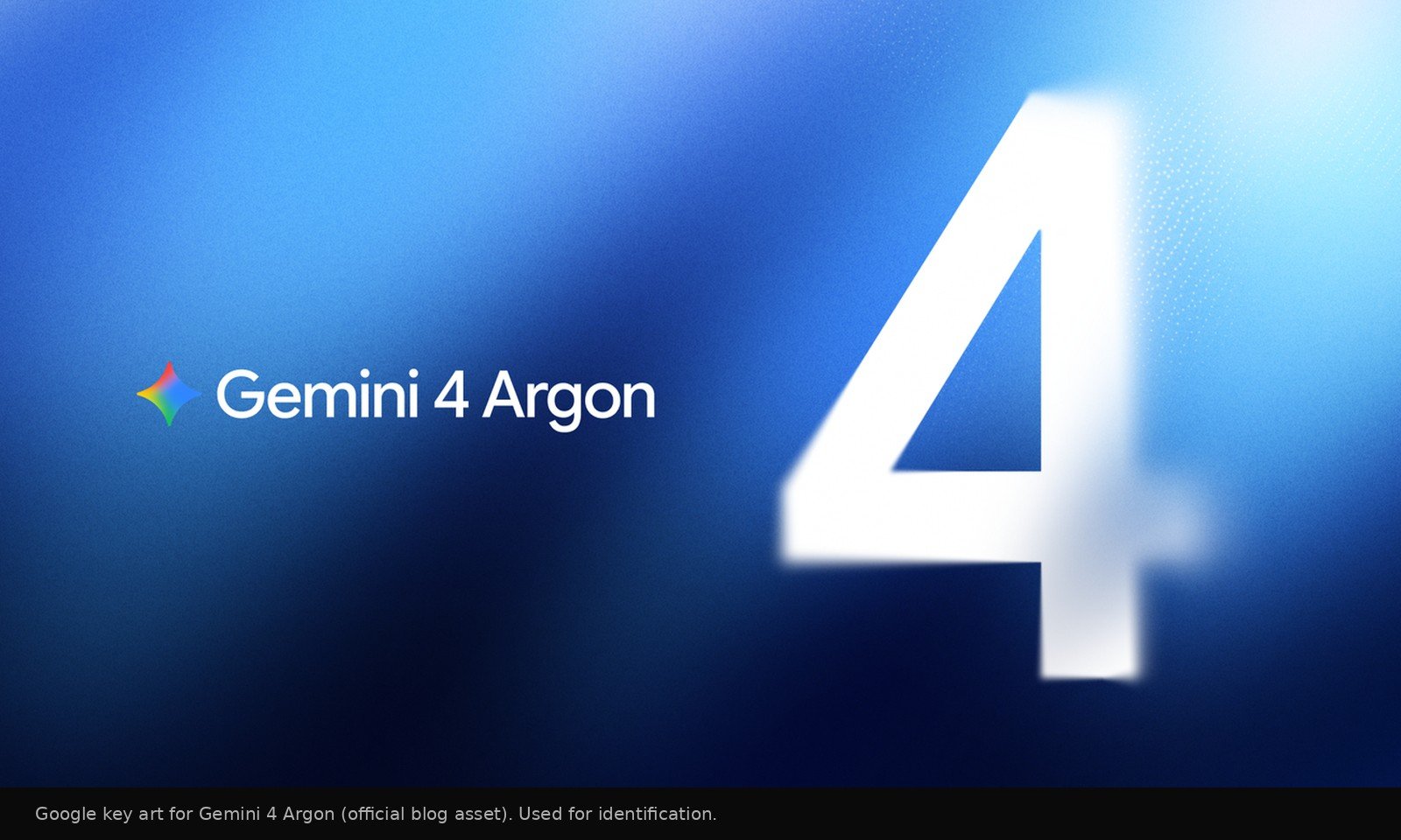 Official Google key art for Gemini 4 Argon